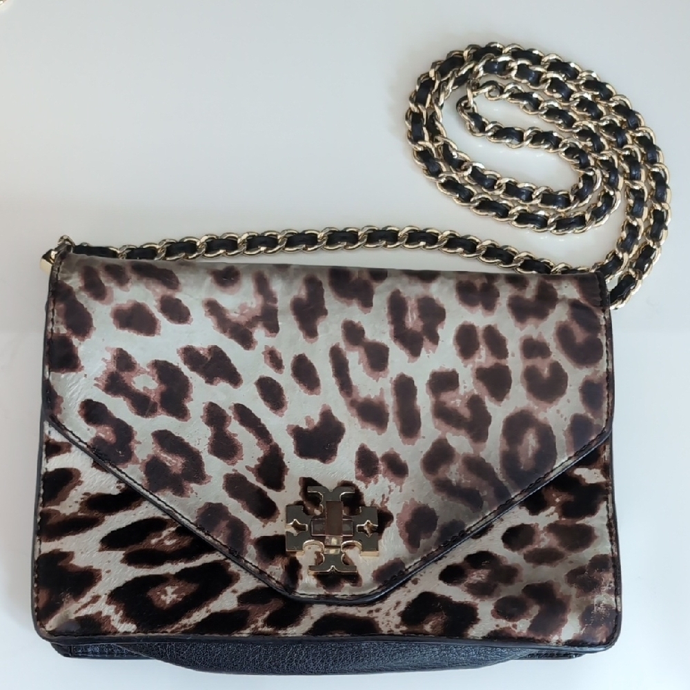 Tory Burch Leopard Print Crossbody Bag